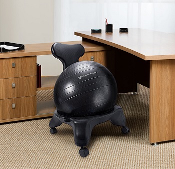 BEST WITH BACK SUPPORT MEDICINE BALL OFFICE CHAIR