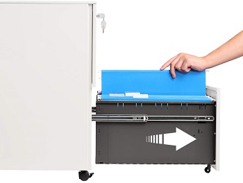 DEVAISE 2-Drawer Mobile File Cabi