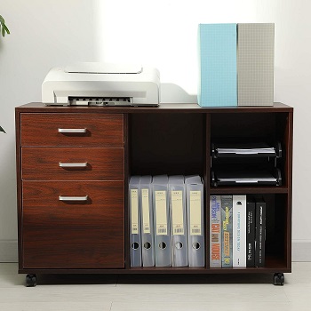 Itaar 39 inches Wood File Cabinet