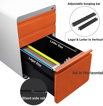 Yoleo Vertical File Cabinet