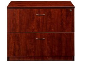 cherry file cabinet 2 drawer