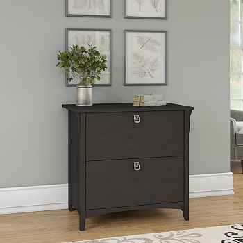 BEST BLACK WOOD LATERAL FILE CABINET