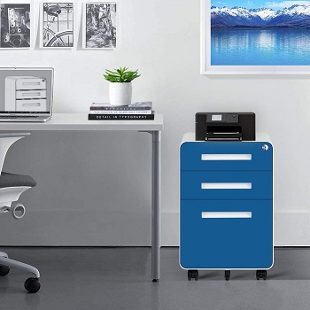 BEST BLUE LOCKING FILING CABINET