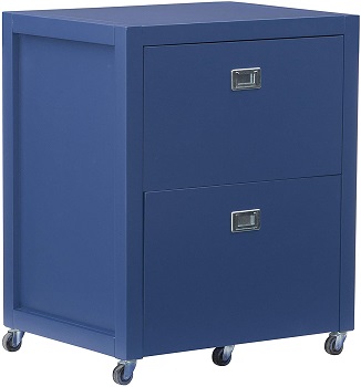 BEST BLUE WOOD FILING CABINET