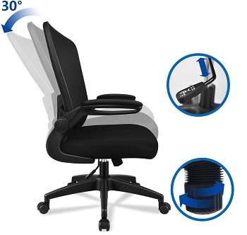 BEST CHEAP LOW-BACK OFFICE CHAIR WITH ARMS