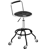 BEST CHEAP ROLLING SHOP STOOL WITH BACKREST Summary