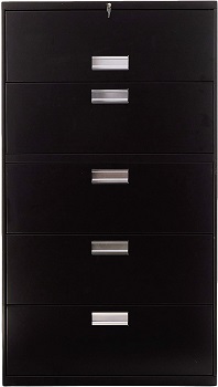 BEST LOCKED 5-DRAWER LATERAL FILE CABINET