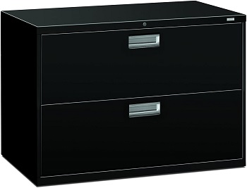 BEST LOCKED BLACK 2-DRAWER LATERAL FILE CABINET