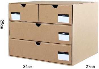 Best 5 Cardboard Filing Cabinets To Place On Desk Or Floor