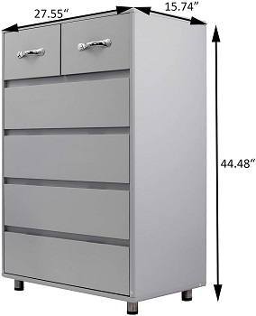 BEST OFFICE 6-DRAWER FILE CABINET