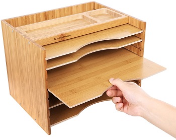 BEST SMALL BAMBOO FILE CABINET