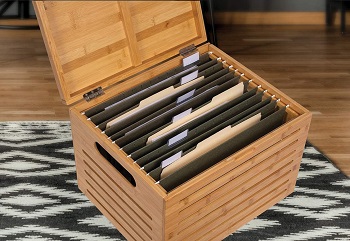 BirdRock Home Rolling File Storage