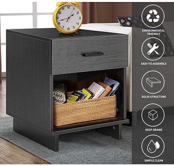 EROMMY Nightstand with Drawers