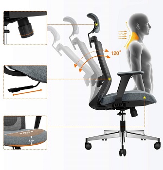 Egosi High-Back Ergonomic Chair