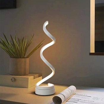 Elinkume Spiral LED Table Lamp
