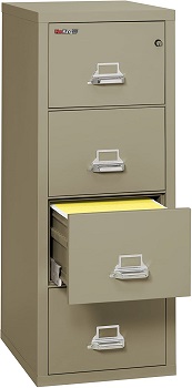 FireKing Fireproof Vertical File Cabinet