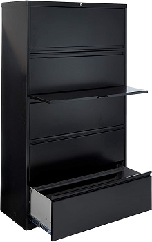 Lorell 5-Drawer Lateral File
