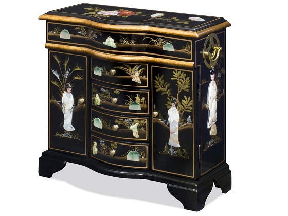 black and gold filing cabinet