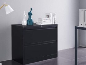 black lateral file cabinet