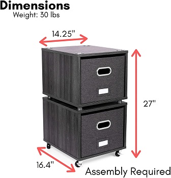 BEST 2-DRAWER FILING CABINET BOX