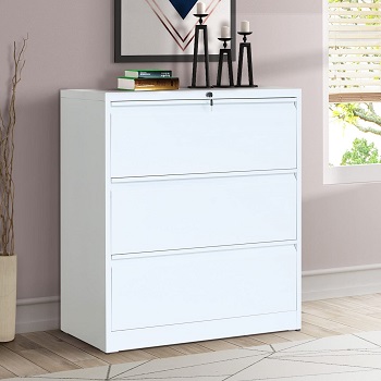 BEST 3-DRAWER MODERN LATERAL FILE CABINET