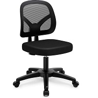 BEST ARMLESS SMALL COMFORTABLE OFFICE CHAIR Summary