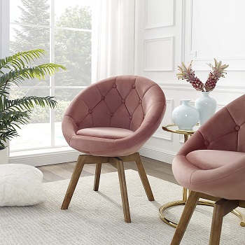 Volans Tufted Swivel Chair
