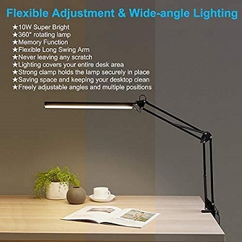 BEST CLAMP TASK LIGHT FOR OFFICE