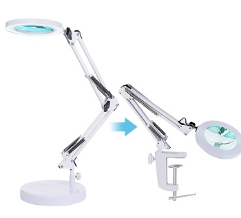BEST DESK CLAMP ON MAGNIFYING LAMP