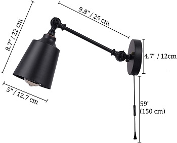 BEST HANGING WALL-MOUNTED DESK LAMP