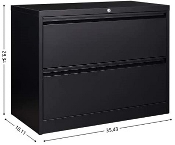 BEST LATERAL 2-DRAWER LEGAL FILE CABINET