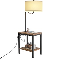 BEST LED END TABLE WITH LAMP AND USB picks