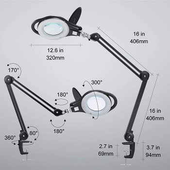 BEST MAGNIFIER LAMP FOR DRAWING TABLE