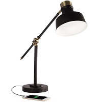 BEST MODERN BLACK TABLE LAMP WITH USB PORT picks