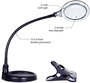 BEST OF BEST CLAMP ON MAGNIFYING LAMP