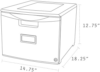 BEST PLASTIC FILING CABINET BOX