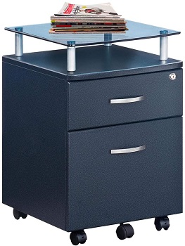 BEST SMALL 2-DRAWER FILE CABINET WITH WHEELS