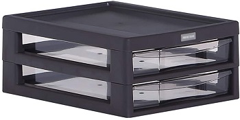 BEST SMALL 2-DRAWER PLASTIC FILE CABINET