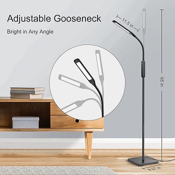 BEST STUDYING ADJUSTABLE FLOOR LAMP FOR READING