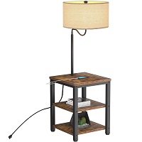Best 5 End Table With Usb Port And Lamp, White End Table With Built In Lamp And Usb