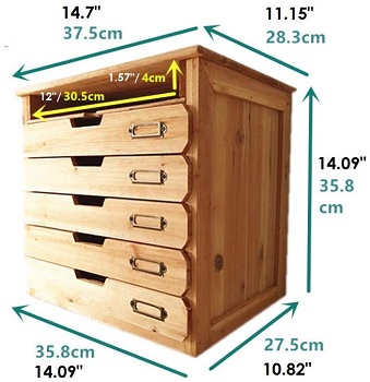 BEST WOOD FILING CABINET BOX