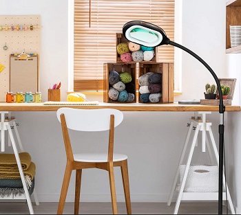 Brightech LightView Pro 3 in 1 Magnifying Lamp