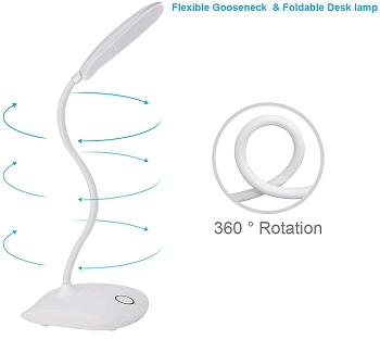 DEEPLITE LED Desk Lamp with Flexible Gooseneck