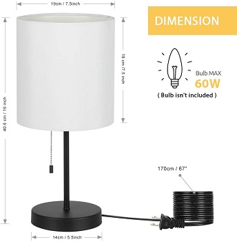 HAITRAL Table Lamp - Modern