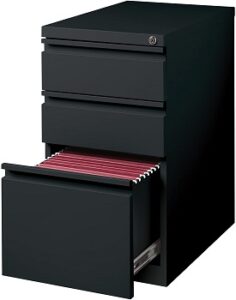 Hirsh Industries 3 Drawer Mobile File Cabinet