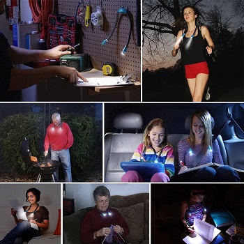 LEDGLE Rechargeable LED Book Light