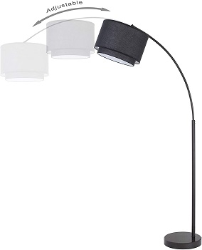 Major-Q Arc Floor Lamp 99-6938DS-BK