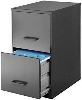 Realspace 18D 2-Drawer Vertical File Cabinet