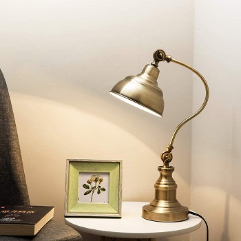 BEST ANTIQUE BRASS READING LAMP