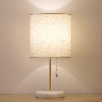 BEST BEDSIDE WHITE AND GOLD DESK LAMP